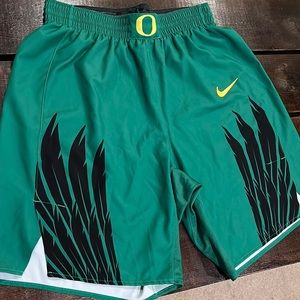 Authentic Oregon Nike Basketball Shorts